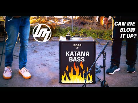 Blow It UP!! Boss Katana Bass Amp pushed to MAX | Better Music