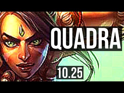 NIDALEE & Kai'Sa vs ALISTAR & Miss Fortune (SUPPORT) (DEFEAT) | Quadra | BR Diamond | v10.25