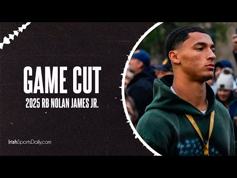 Game Cut | 2025 Notre Dame RB Commit Nolan James Jr. vs.  Paul VI