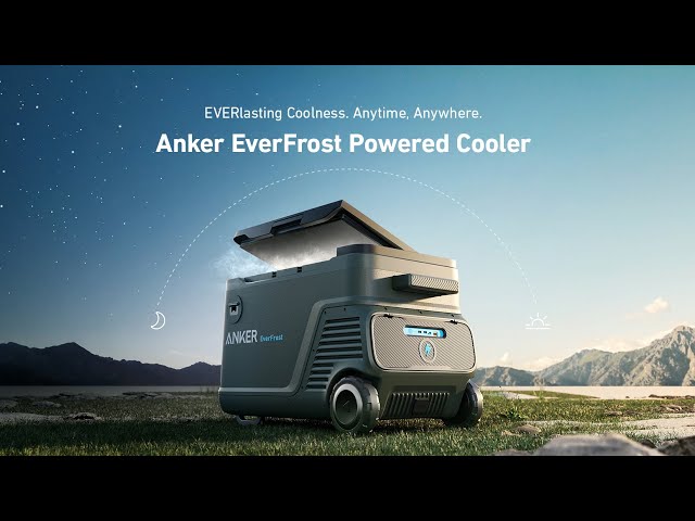 Anker EverFrost Powered Cooler 40 Geleira Eléctrica Portátil 43L com Tela LCD e Rodas video