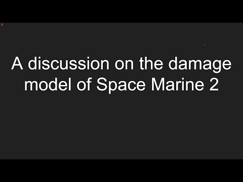 I rant about the damage model of Space Marine 2 for an hour