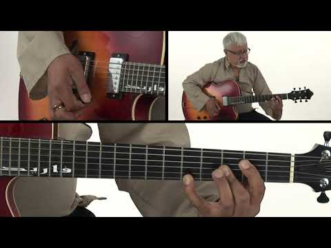 Jazz Comping Guitar Lesson - "One Chord" Voicing Options - Demo - Fareed Haque