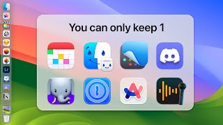 You can keep 1 3rd party app on your Mac. What do you choose?