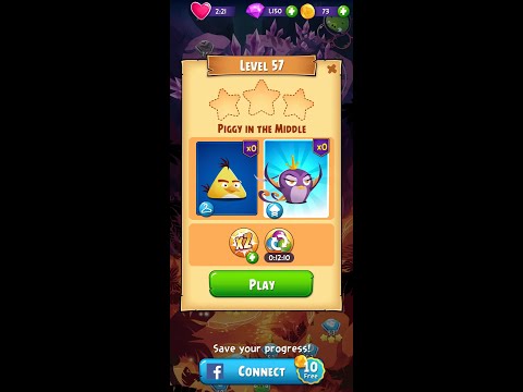 Angry Birds POP Level 57