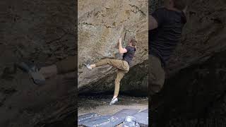 Video thumbnail of Paint it Black Direct, 7c+. Peak DIstrict