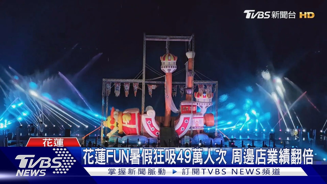 花蓮FUN暑假閉幕掀高潮　知名火舞壓軸登場