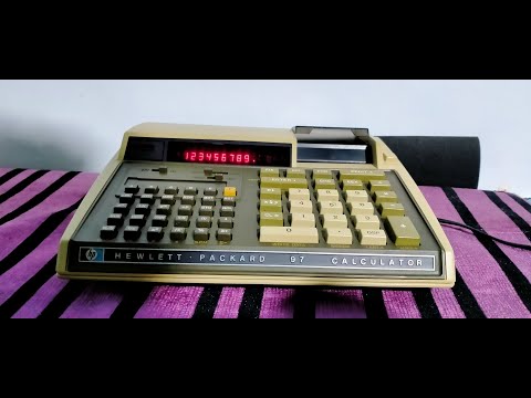 Vintage HP 97 calculator