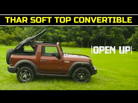 Mahindra Thar : how the convertible top works