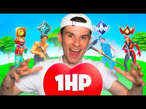 Das Fortnite RANKED *1HP* TURNIER! 👑