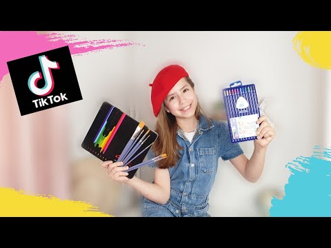 JE TESTE DES TIKTOK ART tutoriel 😅🎨// KIARA PARIS 🌷