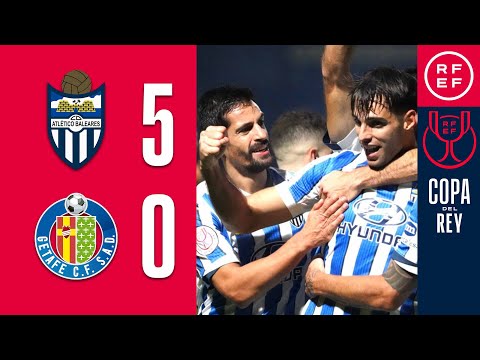 RESUMEN | CD Atlético Baleares 5-0 Getafe CF | Copa del Rey | Segunda Eliminatoria