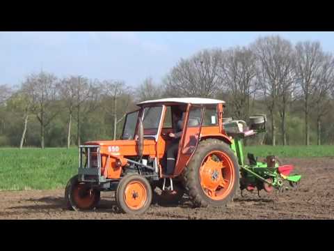 Landb. Everaert - Assenede, Fiat 550 en Vicon zaaier
