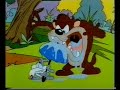 Den Tasmanske Djævel Taz Mania Klip På Dansk
