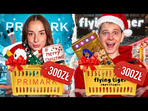 ŚWIĄTECZNA ZAMIANA KOSZYKAMI CHALLENGE 🎁🎄  | Dominik Rupiński & Sylwia Lipka