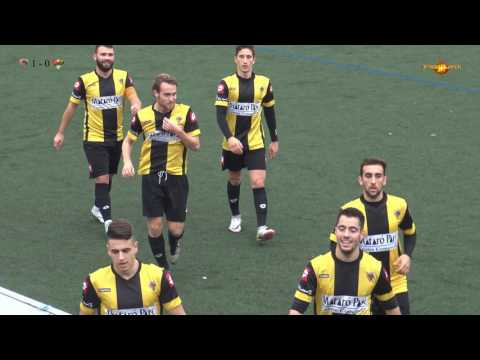 CE. Mataró vs U. Llefià, els gols del partit