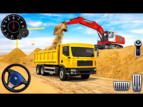 City Road Construction Simulator 3D - Heavy Excavator Truck Power 🚧🚜🔥 (Android Gameplay)