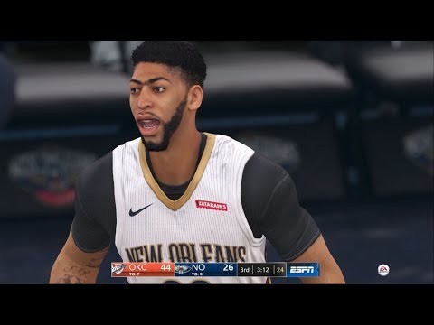 NBA LIVE 19 - Pelicans vs Thunder - Game Highlights - Check out Davis/Payton at 5:38