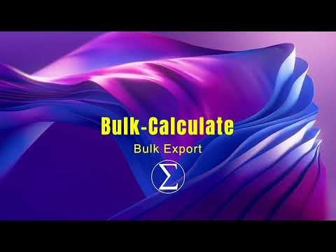 How to Bulk Export