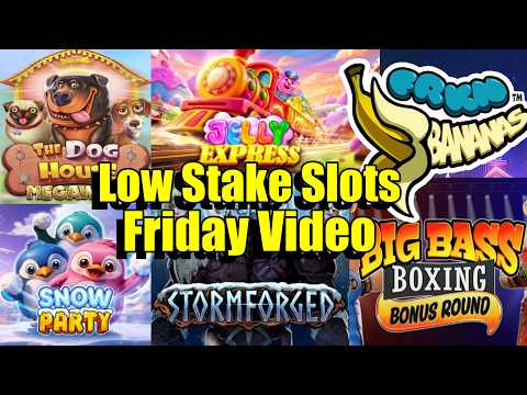 Thumbnail for video: Friday Slots, What a Session, Big Bass Boxing, Stormforged, Snow Party & So Much More