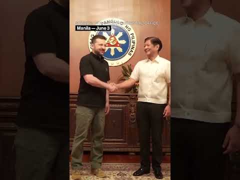 Ukraine's Zelenskiy Meets Philippines President Marcos in Manila
