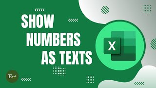Download the video "How to Show Numbers as Texts in Excel | Excel Tutorials No 42"