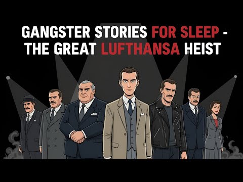 Lufthansa Heist of 1978 | Calm Gangster Bedtime Story with Fire Sounds | Mafia Stories to Sleep