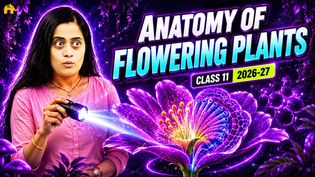 Anatomy of Flowering Plants Class 11 Biology | NCERT Chapter 6 | CBSE NEET | Full Chapter One shot