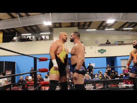 Riddick Stone vs Thad Howett vs Chris Cooke - Tables Match - UCW Heavyweight Championship