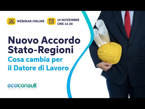 Accordo Stato-Regioni 2025: Guida Completa Formazione Sicurezza | Webinar