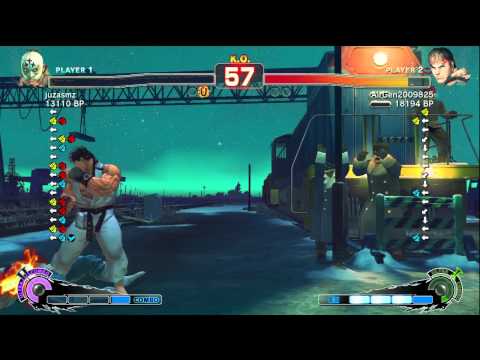 Air [Ryu] vs juzasmz [ElFuerte] SSF4 Japanese Online Ranked Matches - TRUE-HD