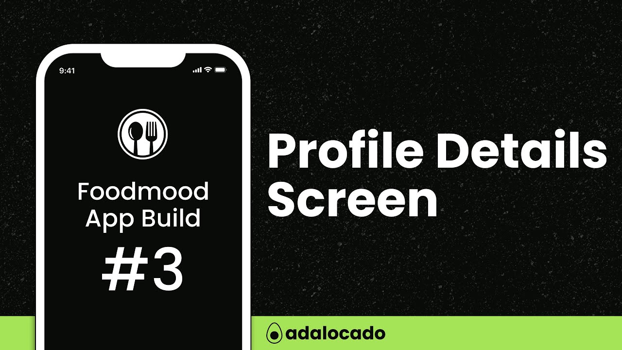 Adalo Profile Details Screen (foodmood app build #3)