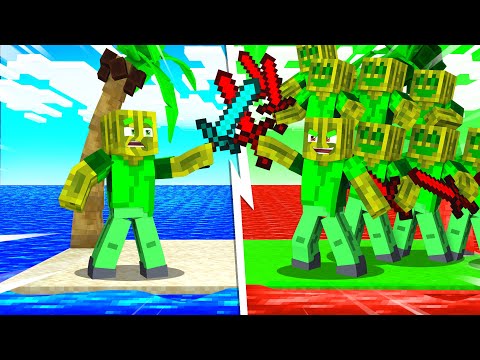 ICH DREH DURCH: CHAOSFLO44 vs. CHAOSFLO44?! (Minecraft YouTuber Insel)