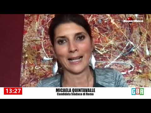 MICAELA QUINTAVALLE Candidata Sindaca di Roma del Partito Comunista