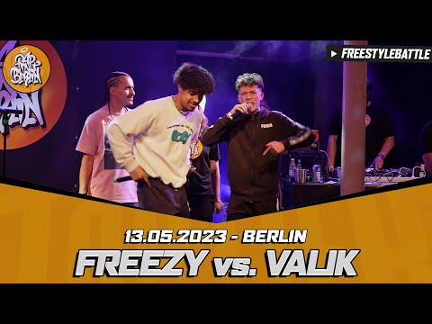 FREEZY vs VALIK - Halbfinale 2/2, Freestyle Battle Turnier - Rap in Berlin, 13.05.23