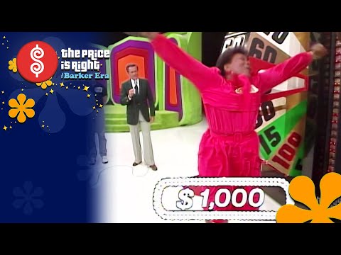 Excited Contestant Jumps for Joy After Winning Big Wheel Bonus - The Price Is Right 1985