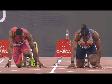 The Greatest 100m In 2025 | Akani Simbine Defeats Kishane Thompson And Christian Coleman
