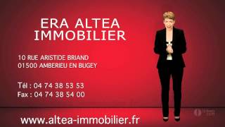 preview picture of video 'ERA ALTEA IMMOBILIER : Achat,vente,location immobilier AMBERIEU EN BUGEY (01)'