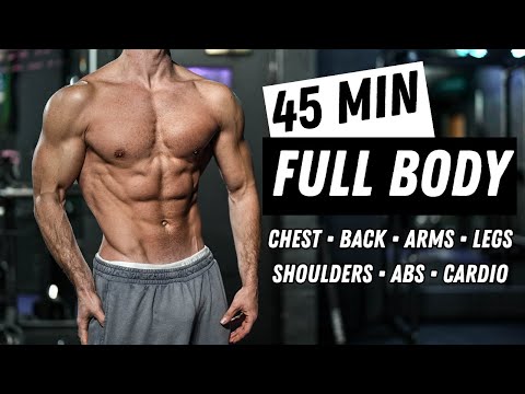 45 Min FULL BODY WORKOUT | No Equipment | No Jumping | Rowan Row