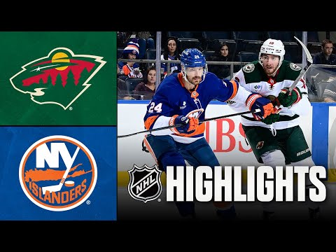 NHL Highlights | Wild vs. Islanders | November 07, 2025