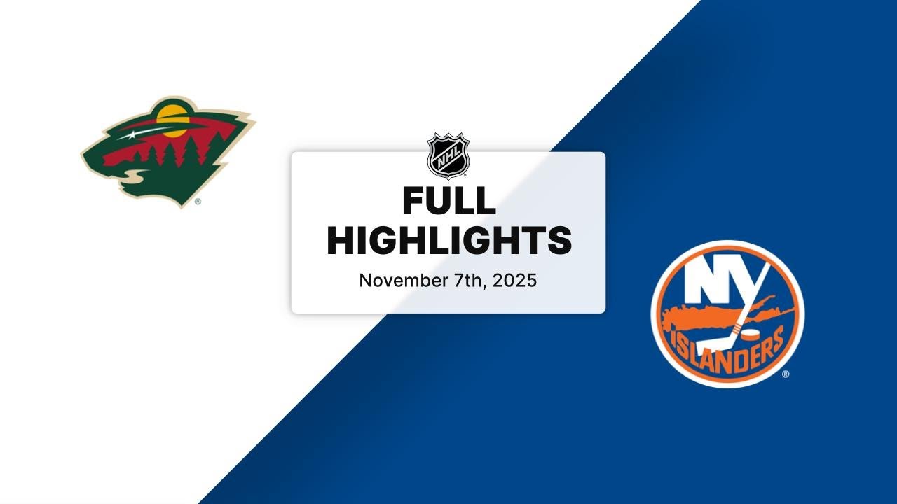 NHL Highlights | Wild vs. Islanders | November 07, 2025