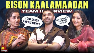 I like Dhruv & His movies😍 | Bison Kaalamaadan Team Interview | Diwali Special | Kalaignar TV