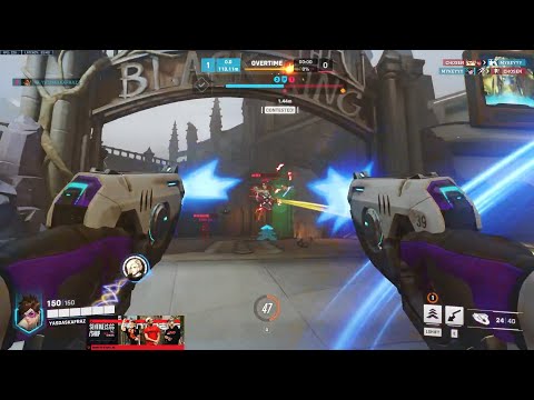 TRACER BUFF BUT STILL BAD?! SUREFOUR TRACER GAMEPLAY OVERWATCH 2 SEASON 2 HUGE UPDATE