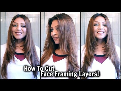 How To Cut Face Framing Layers At Home! │ DIY Long Layered Haircut │ Cut Your Own Hair TUTORIAL!