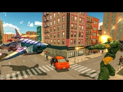 ► Transforming Robot Dolphin – Robot transformation (Flying Trap Games) Android Gameplay