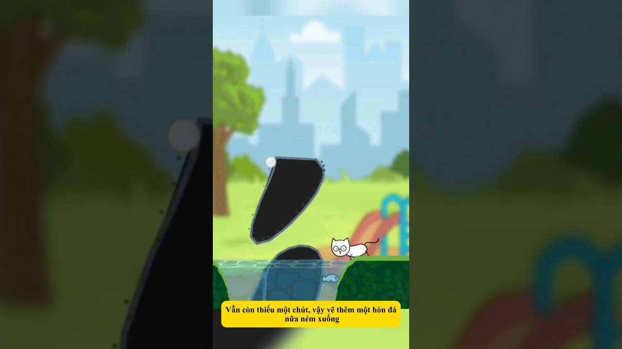 Giúp mèo con ăn cá 200 IQ