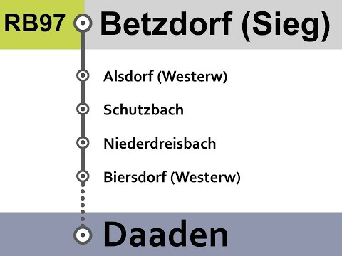 [Westerwaldbahn] Ansagen RB97 Betzdorf (Sieg) - Daaden