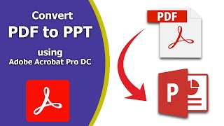 How to convert pdf to powerpoint using adobe acrobat pro dc