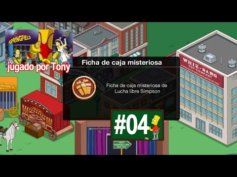 Los Simpson Springfield "LuchaLibre'20: Capítulo 4 - Primera Ficha de Caja Mist. Lucha Libre" Tony