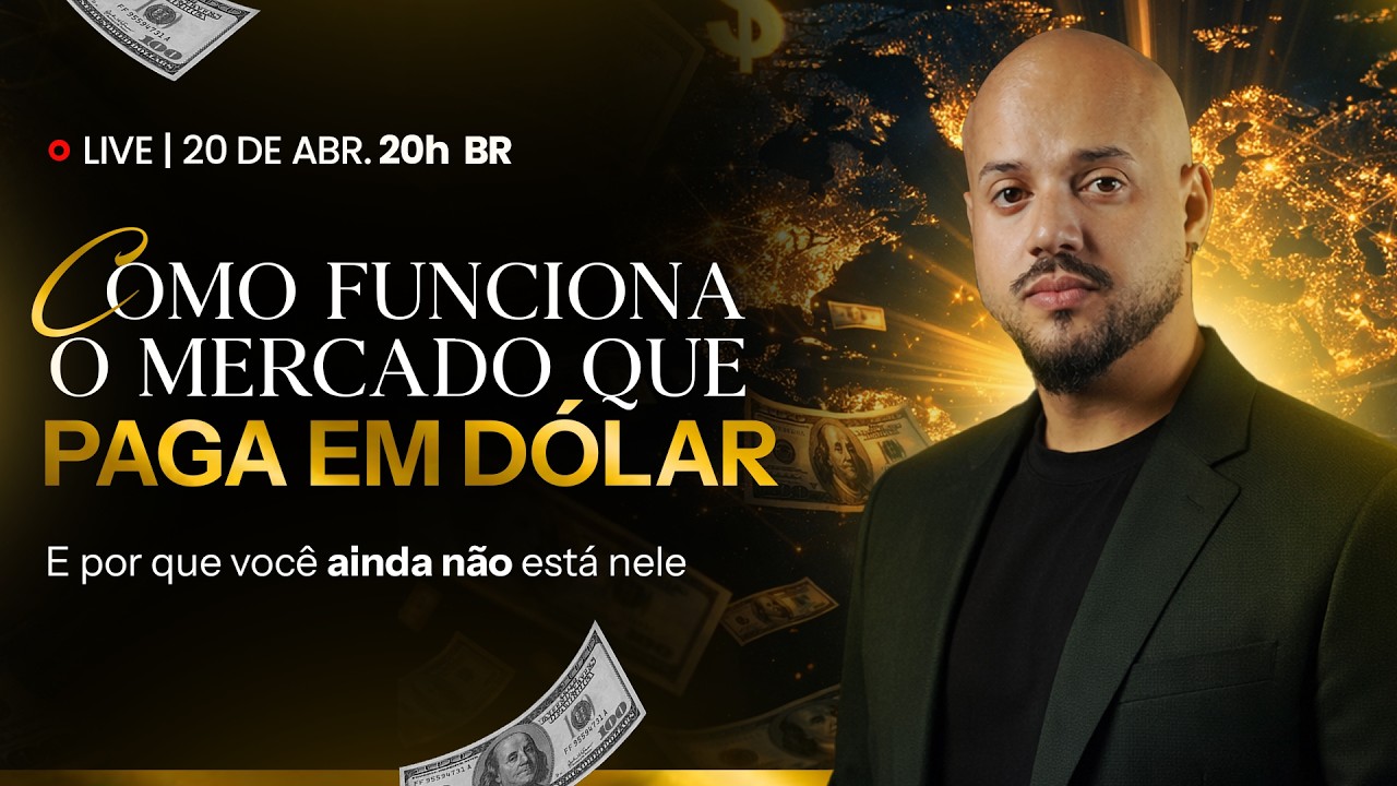 [AOVIVO] Como Funciona o Mercado Que Paga em Dólar (E Por Que Você Ainda Não Está Nele) 🔐🇺🇸🇧🇷