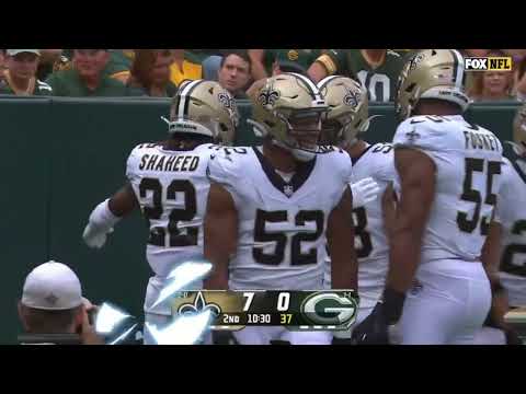 Rashid Shaheed SPEEDY 76 yard punt return TD